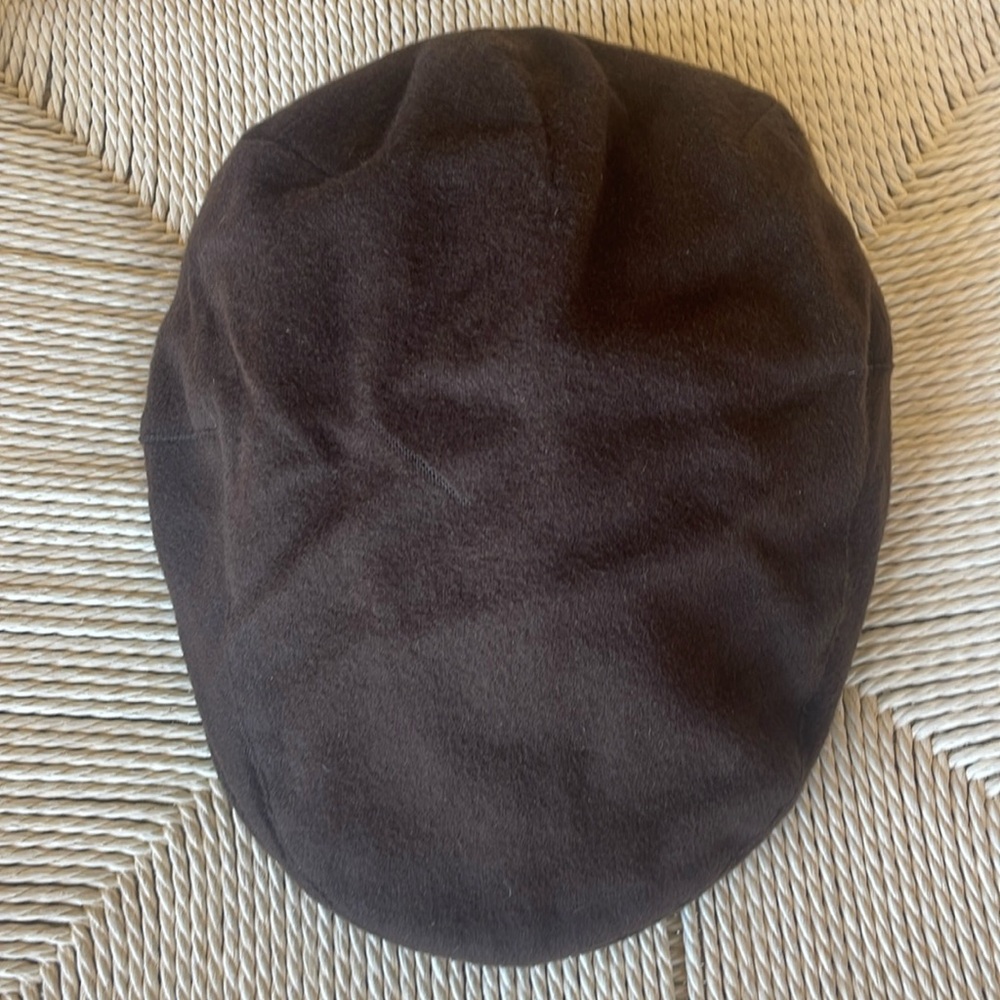 Cashmere Amicale Flat Cap in Chocolate Brown Mens size Small/medium